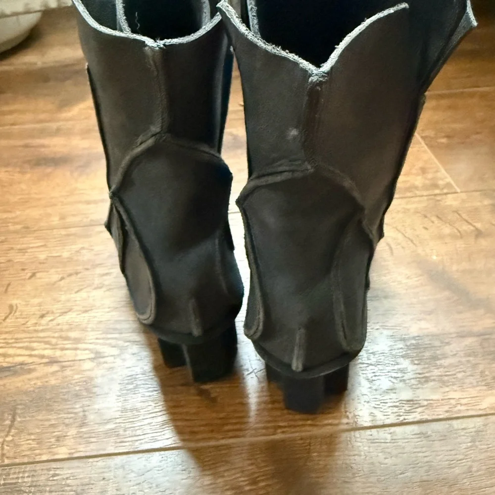 Trippen Leather Ankle Boots Women’s 40 9 - Picture 5 of 14